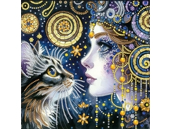Pintura de diamante SIURN Ab57, manualidades, decoración del hogar (30 x 30 cm)