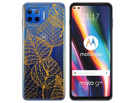 Carcasa Motorola Moto G 5G Plus TUMUNDOSMARTPHONE Dibujos Transparente Multicolor