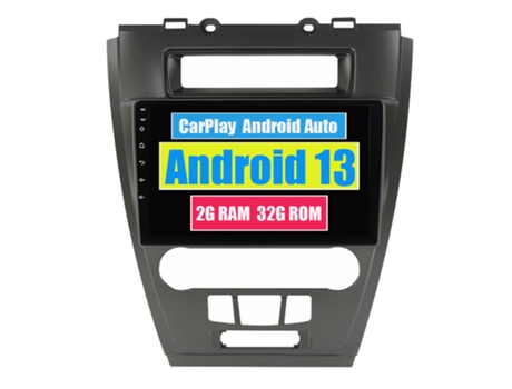 Autoradio Multimedia ROVERONE para Ford Fusion Mondeo Mustang 2009 - 2012 CarPlay Android Coche Radio Bluetooth Navegación