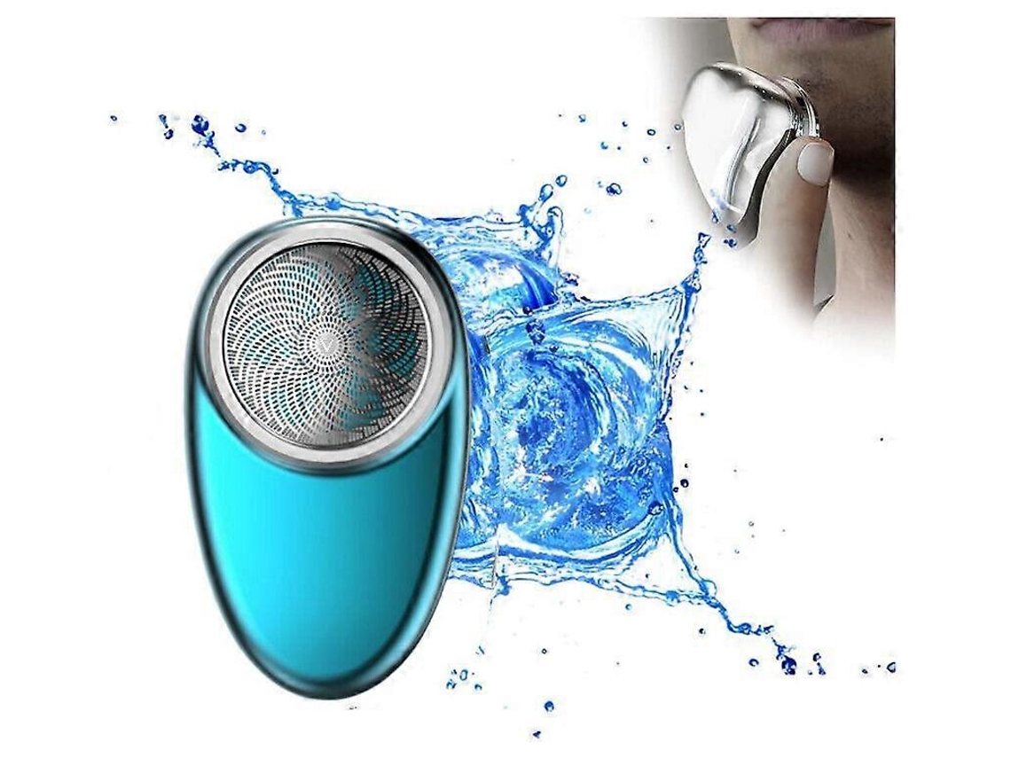 Potente afeitadora Storm para hombres, mini afeitadora eléctrica portátil, fácil de usar, con un solo botón, ideal para el hogar. Nostalgia88