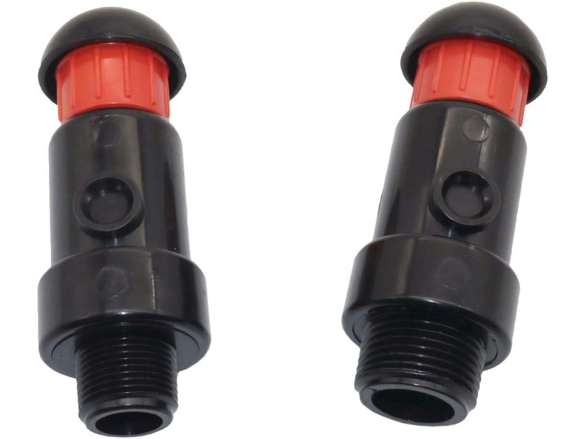 Conector De Tubería Válvulas Automáticas Entrada Y Salida Plástico 3/4"