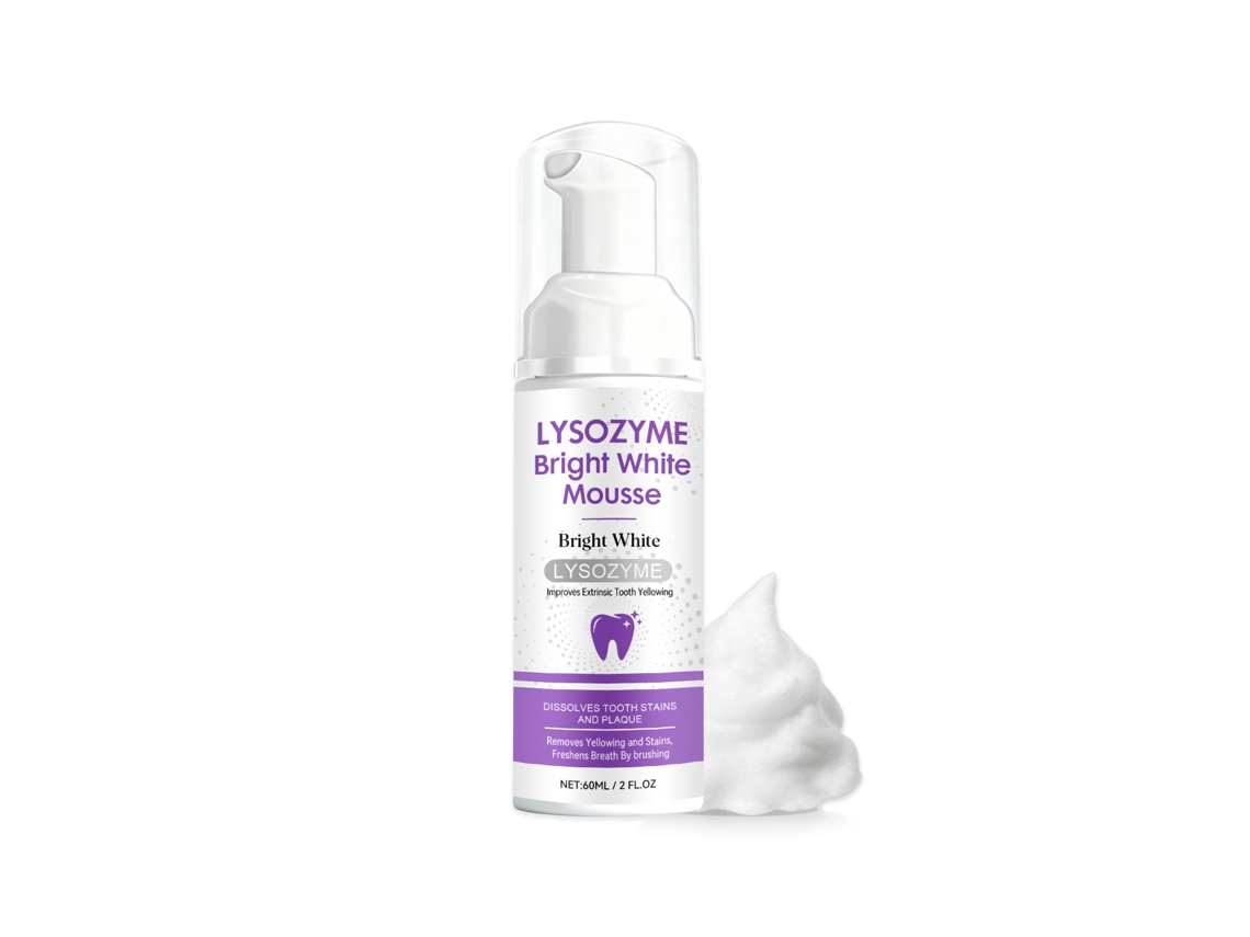 Mousse iluminadora con lisozima