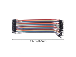 40 cables puente Mf/mm/ff para protoboard, cable GPIO de colores para kit DIY, 20 cm B