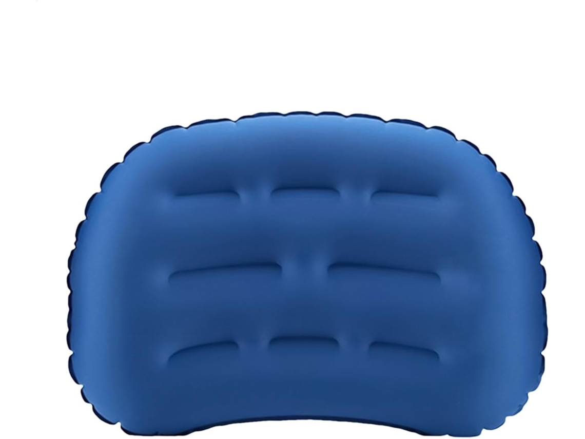 Almohada De Camping Con Funda Extraíble, Cojín Ergonómico Inflable Y Suave Para La Piel: Soporte.