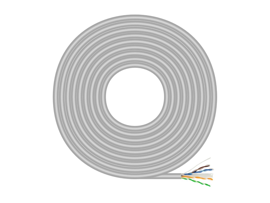 Cable RJ45 Categoría 6 UTP Rígido AISENS A135-0743 Gris 500 m