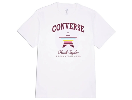 Camiseta Retro Unisex CONVERSE All Star Chuck Blanco (shoes//eu/S)