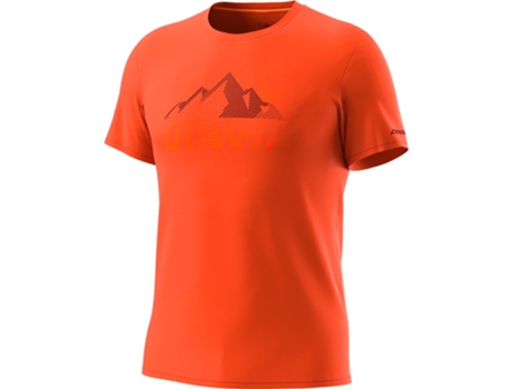 Camiseta de Hombre DYNAFIT Transalper Graphic Naranja (XL)