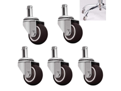 Ruedas Goma 38 Mm 50 Mm Giratorias Para Muebles Ideal Para Uso