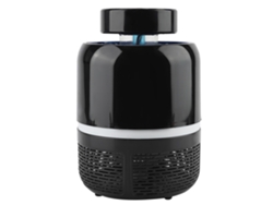 Lámpara LED eléctrica antimosquitos, trampa para moscas con USB, color negro