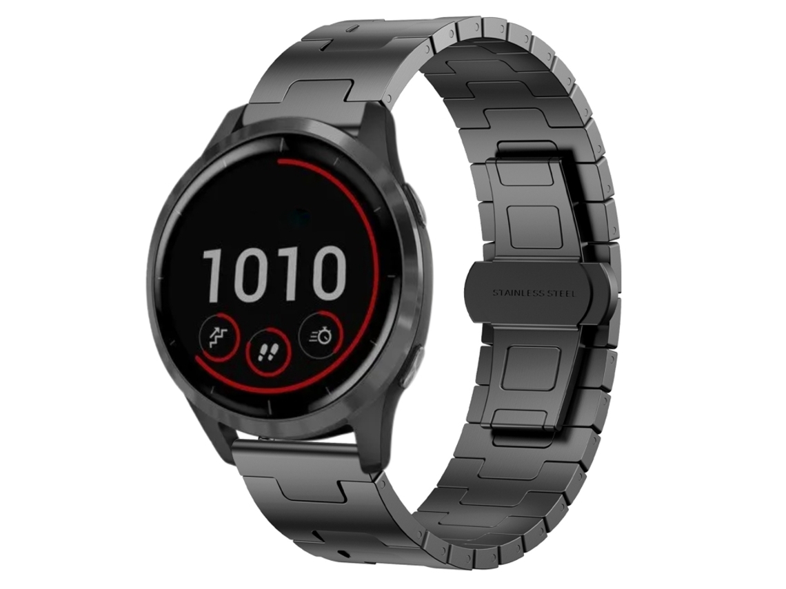 Bracelete Para Garmin Vivoactive 4 (22mm) - Liga De Titânio Cor Titânio