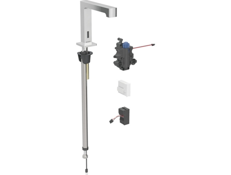 Mezcladora de lavabo Geberit Brenta, con mezcladora termostática, funcionamiento de red, para caja de funciones ocultas, 116.197.