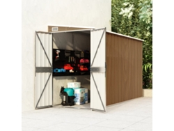 Refugio de Jardín Colgante 118x288x178 cm Acero Galvanizado. Casa encantadora marrón