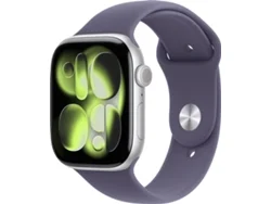  APPLE Watch Series 11 GPS 46 mm Plata Aluminio con Correa Deportiva Niebla Lila(Tamaño S/M)