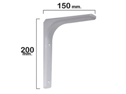 Palomilla Reforzada Blanca 200x150 mm WOLFPACK LINEA PROFESIONAL