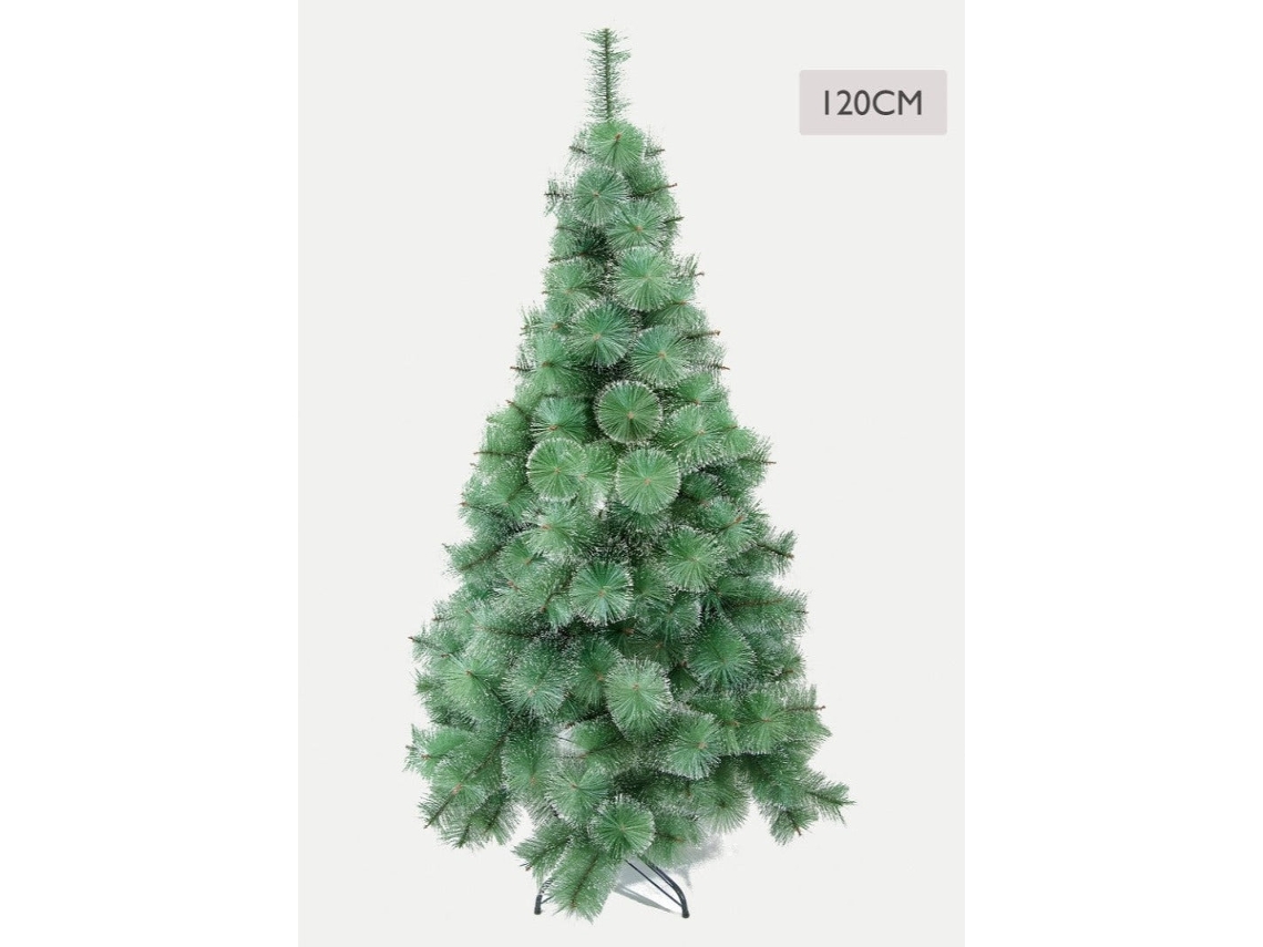 Árbol de Navidad con agujas de pino blanco planta artificial de alta gama 120cm