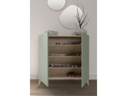 Zapatero HERDASA Bergen Roble, Verde (87 x 90 x 27 cm)