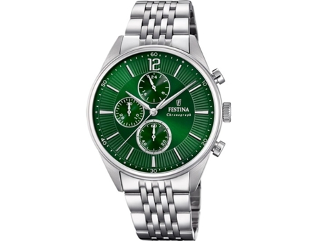 Reloj Hombre FESTINA F20285/8 Verde Plateado