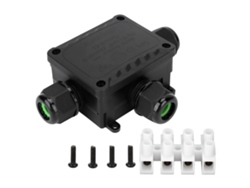 Caja de conexiones impermeable para iluminación LED de 10-14 mm