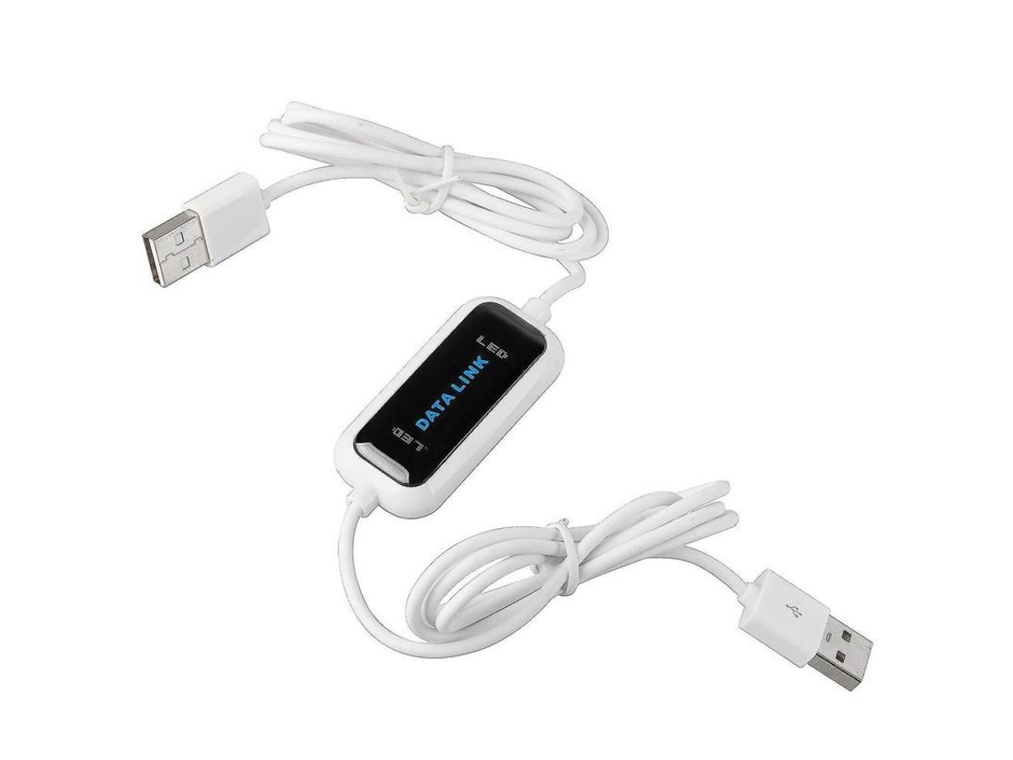 Cable Usb 2.0 Para Transferir Archivos Entre Dos Pc, Sincronización De Datos, 150 Cm, Compatible Con Windows.