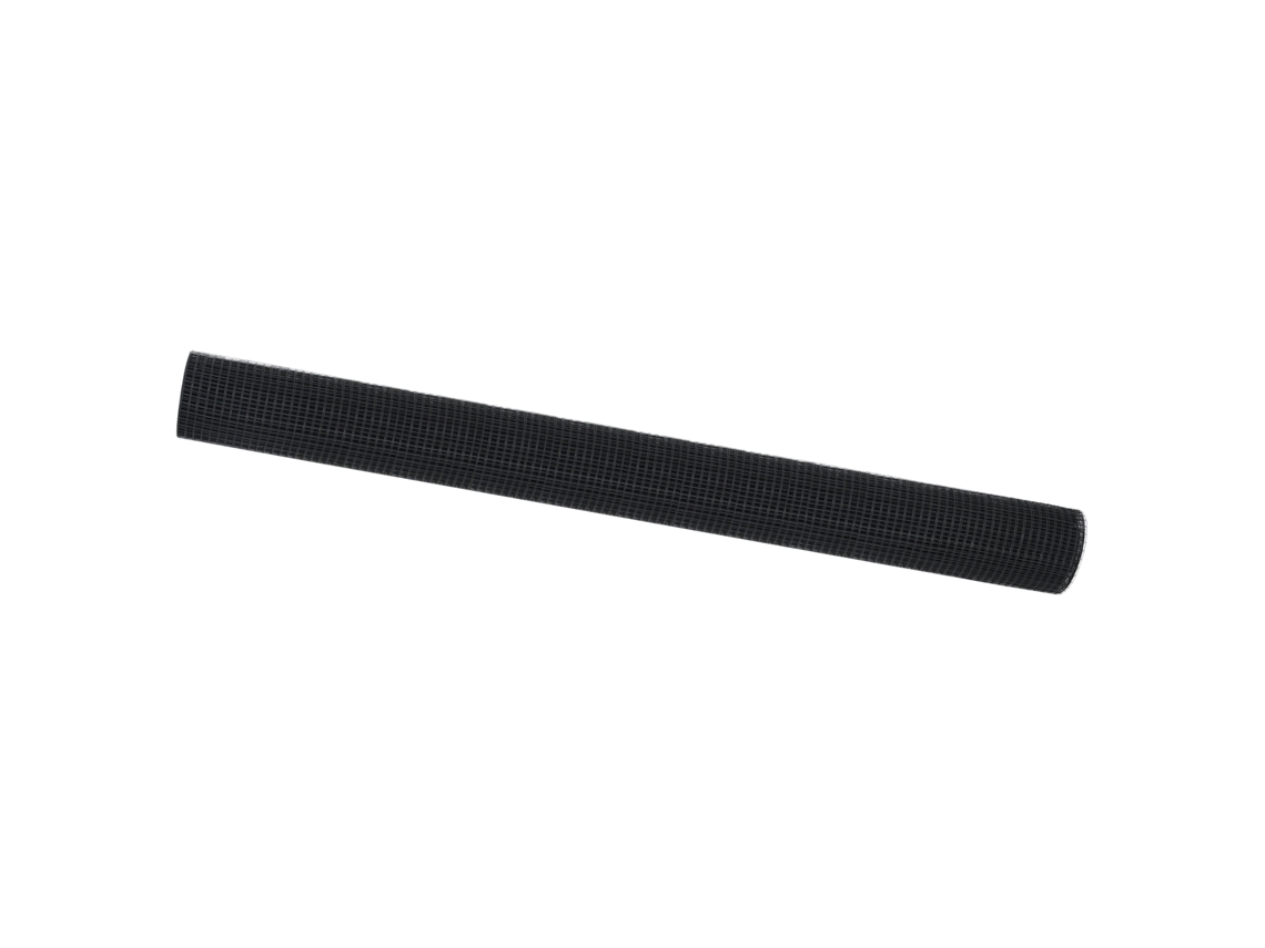 Valla de alambre soldado revestida de PVC Vidaxl, metal gris