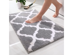 Alfombrilla De Baño De Lujo, Microfibra Suave Y Absorbente, Antideslizante - 41x61cm