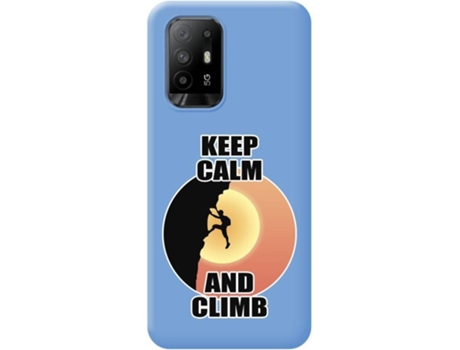Carcasa para Oppo A94 5G TUMUNDOSMARTPHONE Silicona Líquida Dibujos Azul