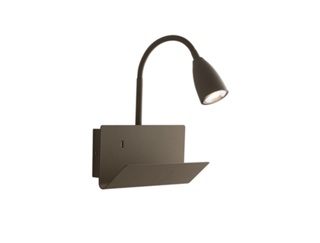 Aplique GULP en metal barro con brazo flexible