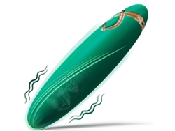 Vibrador De Bala Pequea Con 9 Modos Para Mujer (verde) Yizhood