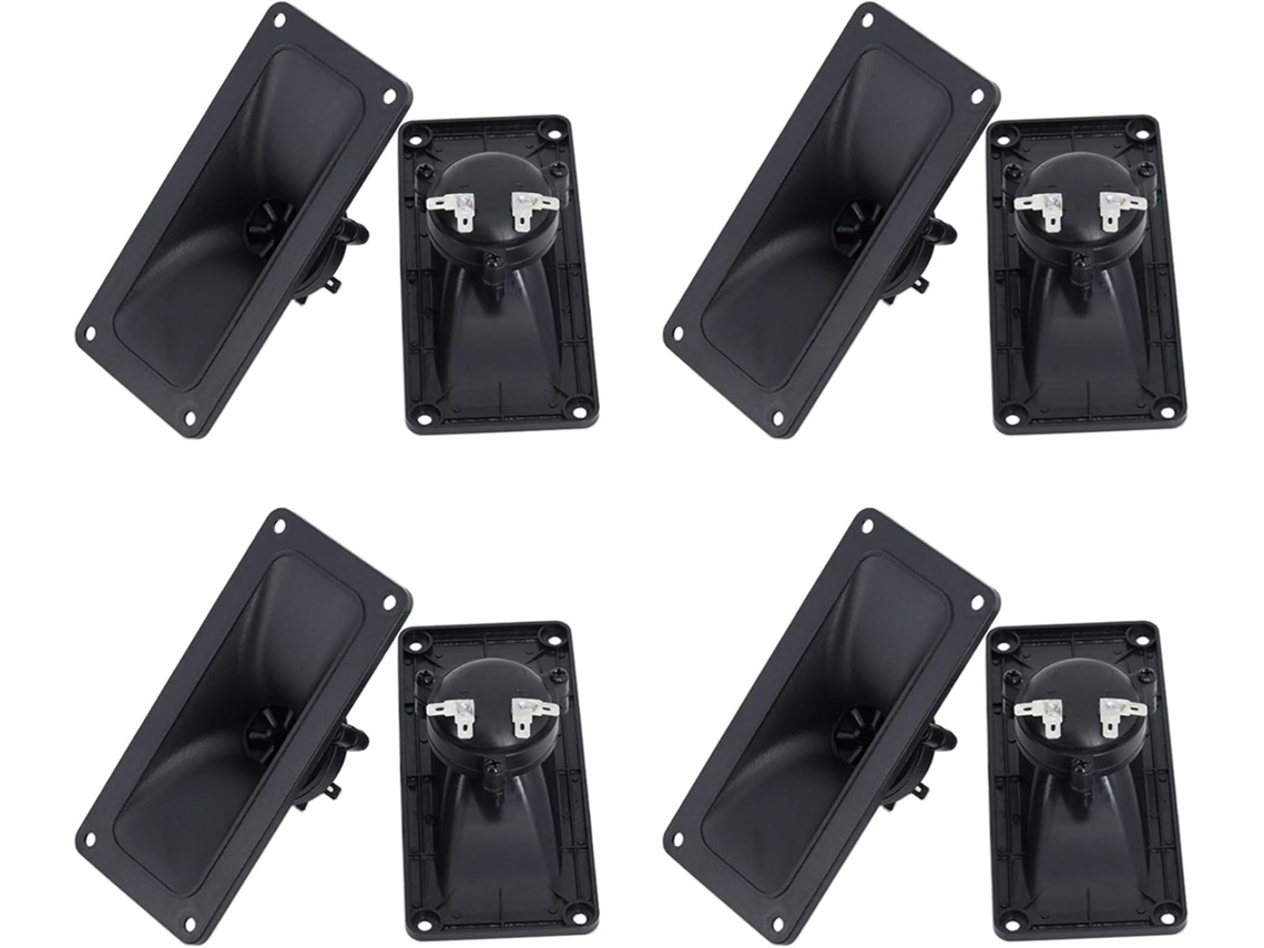Altavoz Tweeter De 8 Piezas - Tweeter Piezoeléctrico - 150 W - Anillo Cerámico - Agudos Cuadrados