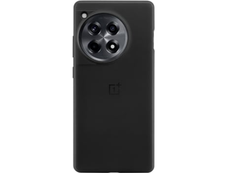 Funda Custodia Cover Sandstone Bumper Per para Oneplus Oneplus 12R ONEPLUS Negro