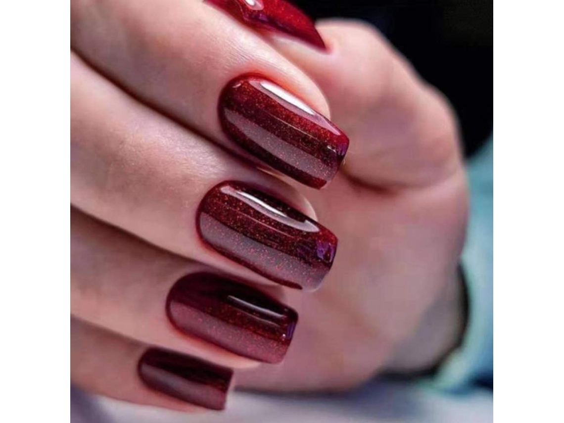 Juego de 24 pinzas para el cabello estilo zapatillas de ballet, adornadas con diamantes rojos, modelo F2, modelo largo*.