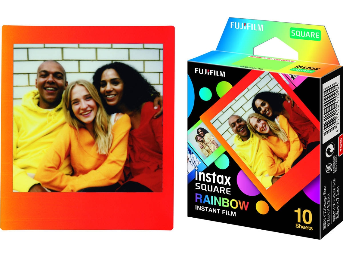 INSTAX SQUARE RAINBOW 10F
