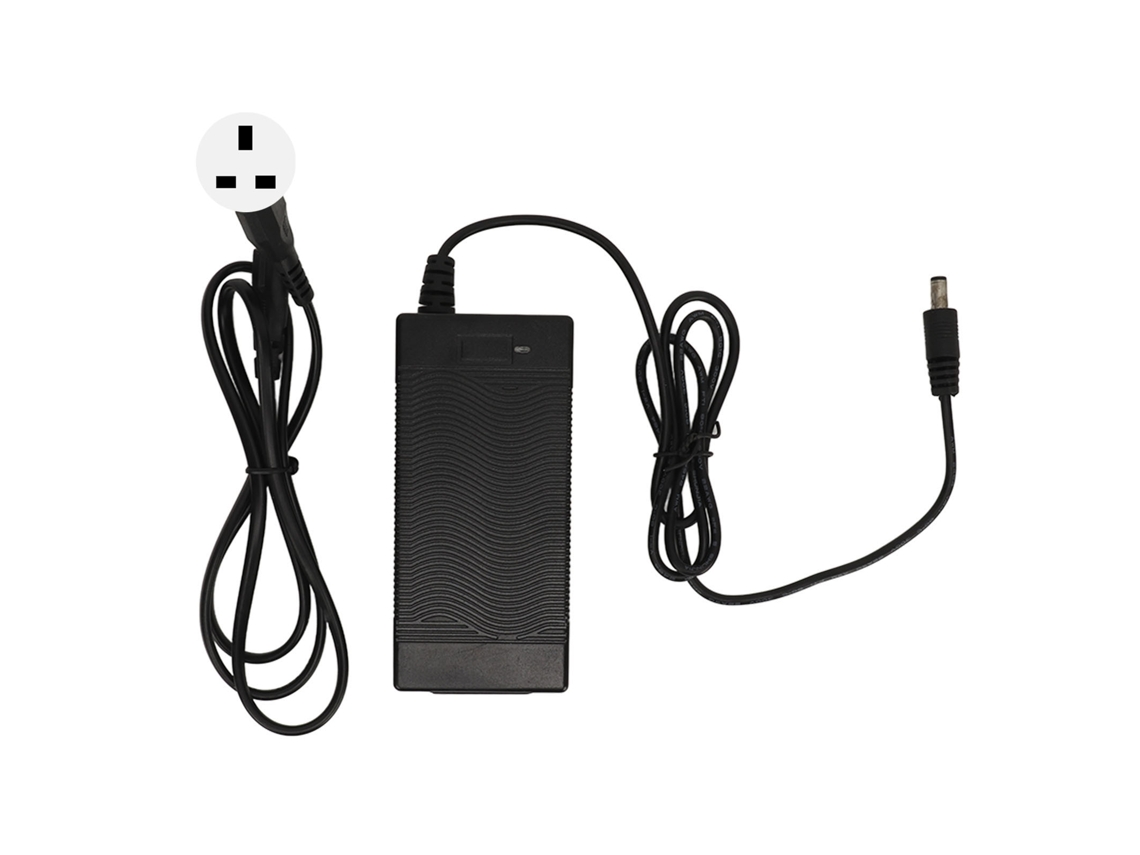 Cargador De Patinete Eléctrico De 42 V Y 1,5 A Para Batería Kugoo De 8 Pulgadas Con Adaptador Y Enchufe Británico.