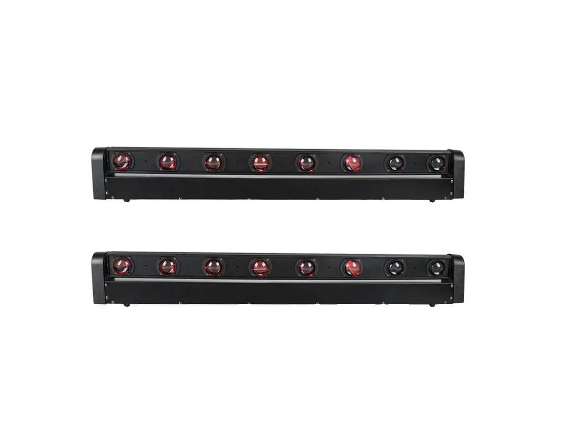 Iluminación LED para cobertizos, 8 x 12 W RGBW, modos de control versátiles, 2 unidades, enchufe UE OEM