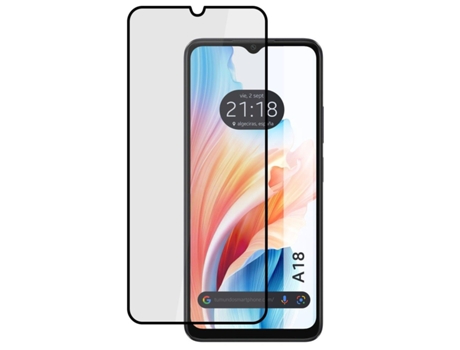 Protector de Pantalla Templado Completo Full para Oppo A18 TUMUNDOSMARTPHONE Vidrio Templado Negro