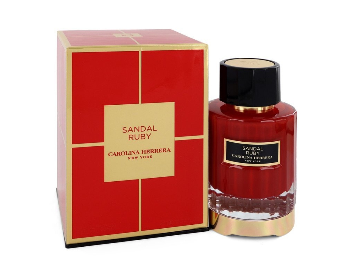 Eau De Parfum Sandal Ruby by Carolina Herrera Spray (Unisex) 3.4 oz (100 ml)
