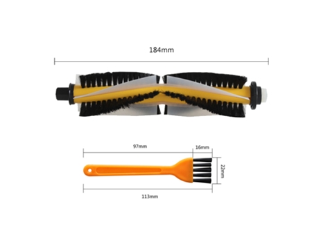 Piezas de repuesto del cepillo principal para accesorios de Robot aspirador Proscenic 790T, 2 cepillos rodantes