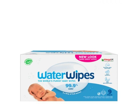 Toalhitas para Bebé Waterwipes Bio Kit (9x60 Unidades)