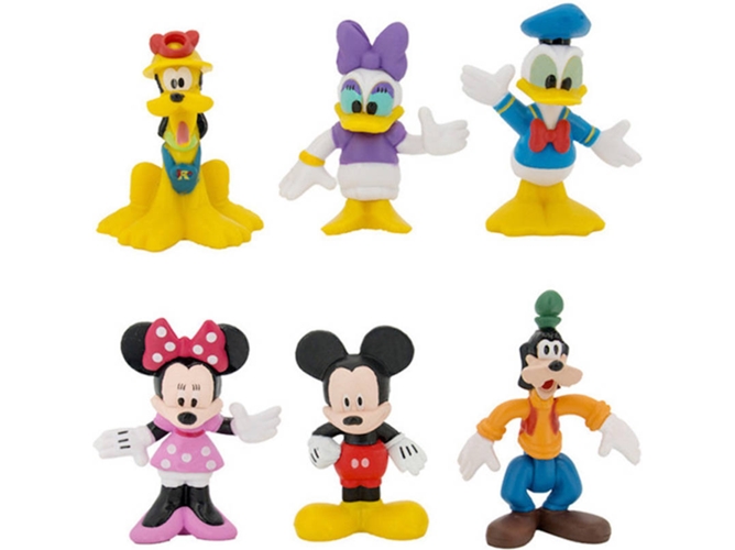 Figuras EASTVAPS Mickey Minnie Goofy (6 Piezas)
