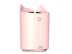 Humidificador De Aire Portátil Usb De 2 Litros Con Luz Ambiental Para Oficina/escritorio - Hidratación Profunda - Rosa