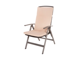 Cojín para silla 1 ud Cojín 110x47x4cm beige cojín para silla de exterior Cojín de asiento con respaldo alto SETGARDEN