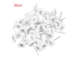 50 Rodillos De Pulido De Tela Suave Blanca Para Herramientas Rotatorias Dentales
