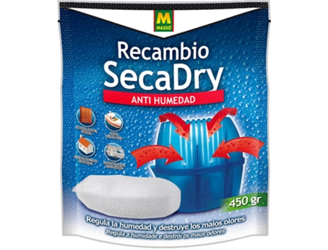 Pastillas para deshumidificador MASSÓ Secadry 450G
