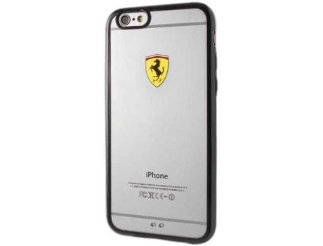 Funda Apple iPhone 6/6s FERRARI Anti-Choque (Transparente)