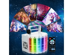 Foco Led Rgbw De 24 W Para Escenarios, 7 Canales, Dmx512, Control Automático Por Voz Para Dj, Ktv, Hogar Y Discotecas.