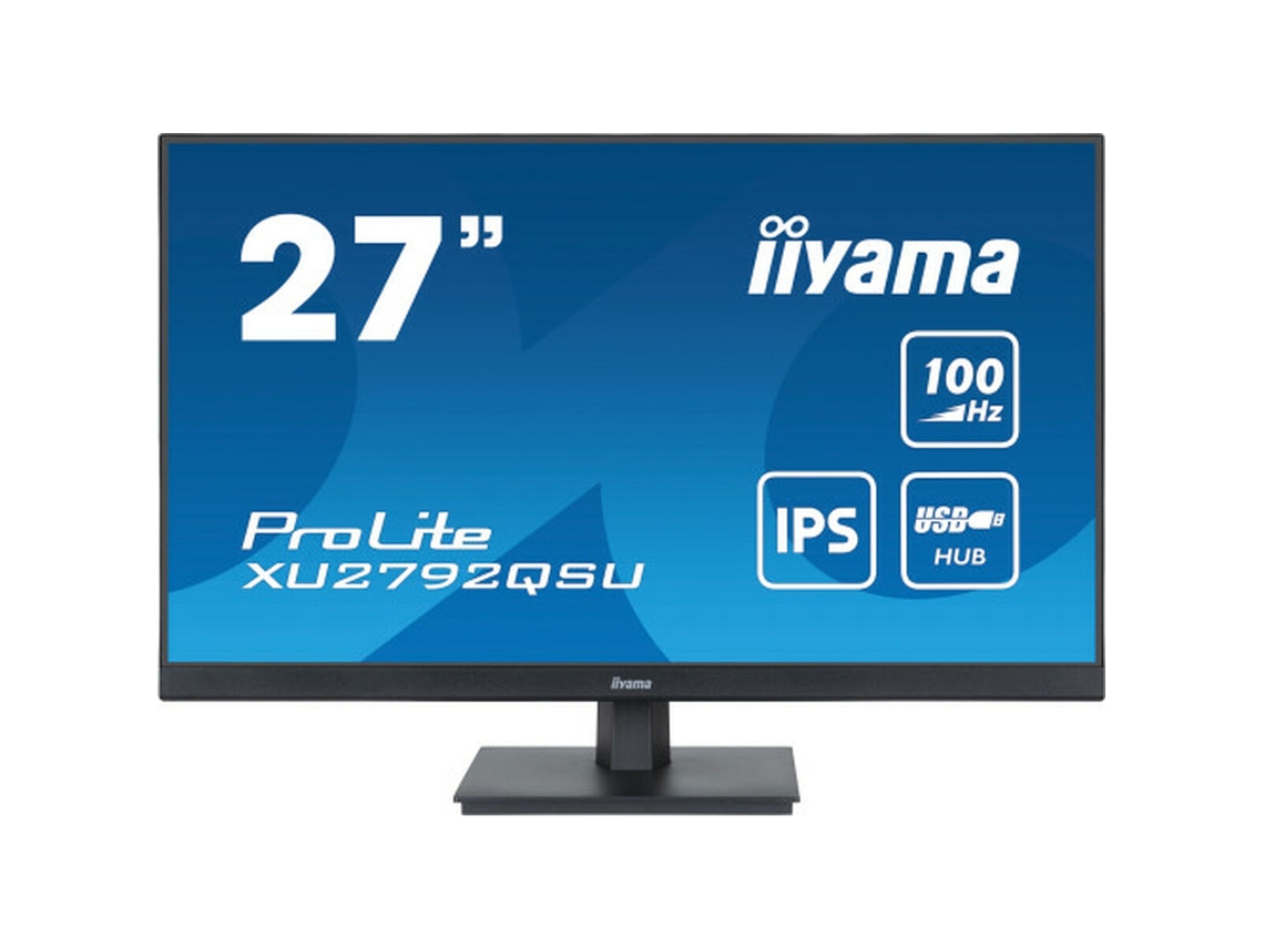 Monitor IIYAMA XU2792QSU-B6 (Negro - Flicker free - 27" - LCD)