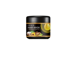 Mascarilla capilar suavizante, tratamiento hidratante para cabello rizado, seco y dañado con aceites de nuez, coco y girasol.