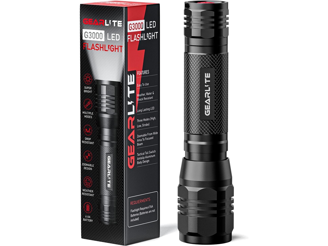 Linterna G3000 3 Modos, IP65, Zoom KOFIHETY