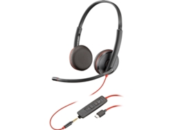 Auriculares con Micrófono HP Blackwire C3225 Stereo (Negro - USB - USB-A)
