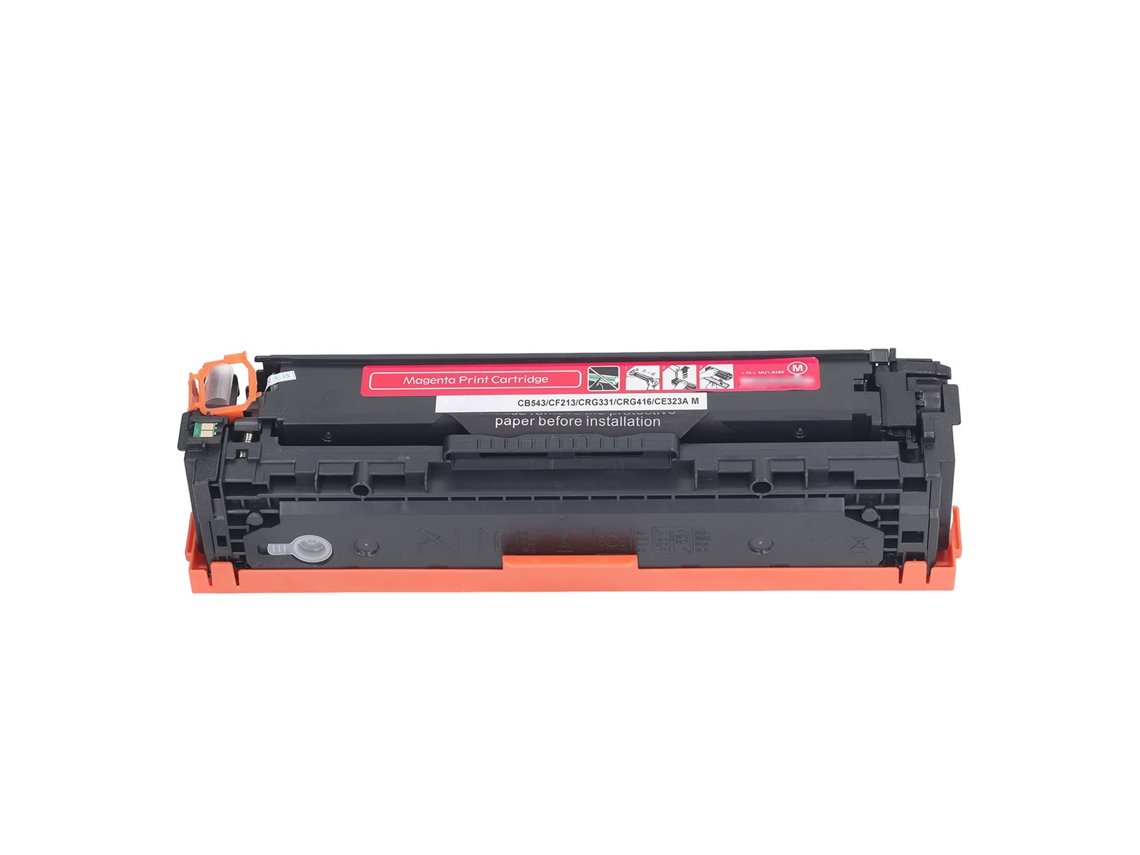 Cartucho De Tóner Compatible Cb543a Para Impresoras Color Laserjet Cp1215, Cp1518ni, Cm1312nfi, Cm1312, Cp1515n, Cp1525nw Y M251